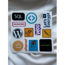 Yazılım & Yazılımcı Software Developer Laptop Notebook Tablet Etiket Sticker P36