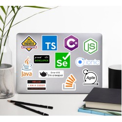Yazılım & Yazılımcı Laptop Notebook Tablet Sticker P5