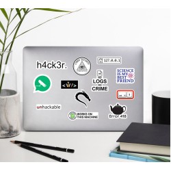 Yazılım & Yazılımcı Laptop Notebook Tablet Sticker P6