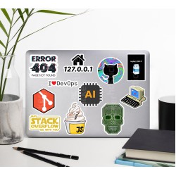 Yazılım & Yazılımcı Laptop Notebook Tablet Sticker P8