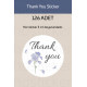 126 Adet Thank You Sticker - 3 cm Yuvarlak Etiket - Hediye Ambalaj Paketleme Etiketi 126 Adet Thank You Sticker - 3 cm Yuvarlak Etiket - Hediye Ambalaj Paketleme Etiketi
