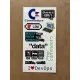 46 Adet Yazılım & Yazılımcı Software Developer Laptop Notebook Tablet Etiket Sticker Set P54