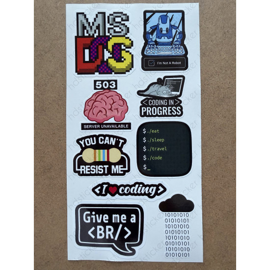 55 Adet Yazılım & Yazılımcı Software Developer Laptop Notebook Tablet Etiket Sticker Set P55 55 Adet Yazılım & Yazılımcı Software Developer Laptop Notebook Tablet Etiket Sticker Set P55