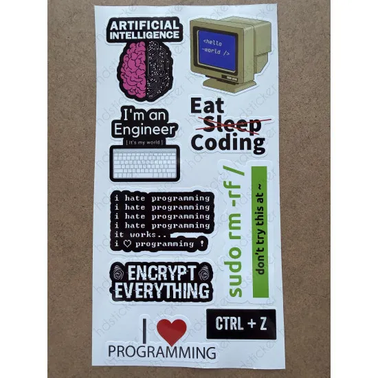 55 Adet Yazılım & Yazılımcı Software Developer Laptop Notebook Tablet Etiket Sticker Set P55 55 Adet Yazılım & Yazılımcı Software Developer Laptop Notebook Tablet Etiket Sticker Set P55