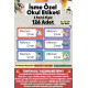 İsme Özel Okul Etiketi Kalem Defter Etiketi Özel İsim Yazılabilen Sticker Etiket 126 Adet P8 İsme Özel Okul Etiketi Kalem Defter Etiketi Özel İsim Yazılabilen Sticker Etiket 126 Adet P8