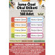 İsme Özel Okul Etiketi Kalem Defter Etiketi Özel İsim Yazılabilen Sticker Etiket 168 Adet P18 İsme Özel Okul Etiketi Kalem Defter Etiketi Özel İsim Yazılabilen Sticker Etiket 168 Adet P18