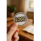 10x10 cm Özel Sticker Etiket | Kişiye & Firmalara Özel Toplu Baskı