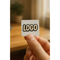 8x8 cm Özel Sticker Etiket | Kişiye & Firmalara Özel Toplu Baskı