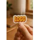 10x10 cm Özel Sticker Etiket | Kişiye & Firmalara Özel Toplu Baskı